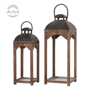 Lanterne marocaine en métal de qualité supérieure, nouveau Design, finition or Antique, utilisée pour la décoration intérieure royale et la foudre - Product Image 4