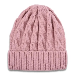 Venta al por mayor de gorro personalizado con tu propio logotipo bordado 100% acrílico tejido de moda OEM gorro de invierno personalizado - Product Image 2