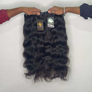 Vendeur brésilien de cheveux bouclés non traités Extensions de cheveux alignés par cuticules indiennes crues Style de vague profonde en vrac - Product Image 6