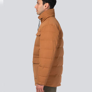 Veste unisexe camouflage à capuche de couleur personnalisée de haute qualité imperméable légère moelleuse chaude confortable personnalisée - Product Image 3