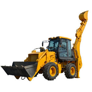 Chargeur d'excavatrice hydraulique 4x4 chargeur de pelle rétro chinois chargeur de pelle rétro à roues à vendre - Product Image 6