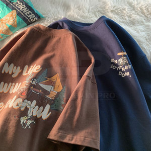 Camisetas extragrandes cómodas y suaves para hombre de alta calidad a la venta logotipo personalizado camisa extragrande más vendida - Product Image 5