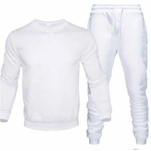 Ensemble de survêtement unisexe en molleton à capuche, avec cordon de serrage, respirant, écologique, coupe classique, design uni/imprimé - Product Image 3