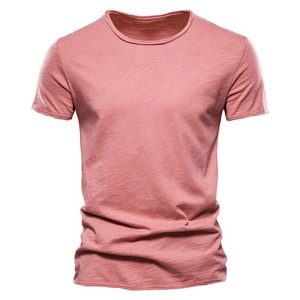T-shirt pour hommes T-shirt col rond personnalisé pour hommes 160/170 Gsm chemises de sport en coton - Product Image 5