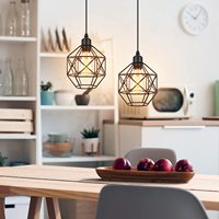 Lampe suspendue en métal tissée à la main avec fil métallique et fabrication artisanale Conception personnalisée Lanterne à bougie de table extérieure