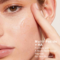 Sérum multi-peptides et acide hyaluronique à marque privée pour hydrater en profondeur, raffermir la peau et réduire les ridules pour une action anti-âge quotidienne