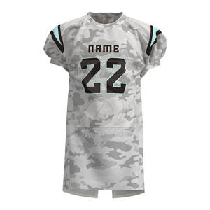 Venta caliente precio barato uniforme de fútbol americano diseño personalizado último diseño uniforme de fútbol americano - Product Image 2
