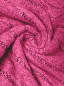 เสื้อสเวตเตอร์แบบสวมหัวคอวีสำหรับผู้หญิงเสื้อกันหนาวถักวาฟเฟิลวาฟเฟิลสีทึบกำหนดเอง - Product Image 3