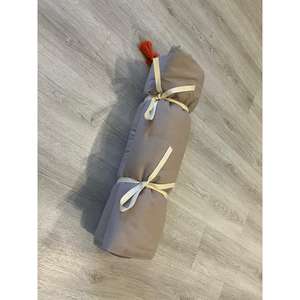 Funda de Sofá de Algodón Orgánico Hecha a Mano, 60x150cm, Ecológica, con Borlas, para Picnics - Product Image 5