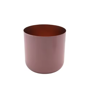 Macetas de Metal ligeras duraderas hechas a mano modernas de lujo acabado esmaltado de color para interior/exterior decoración del jardín del hogar regalo - Product Image 2