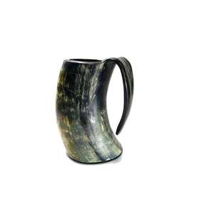 Surtido de tazas de cerveza medievales Durable Cuerno de búfalo Vikingo Tazas para beber Estilo antiguo Tallado Cualquier tipo para el regreso a la escuela - Product Image 3