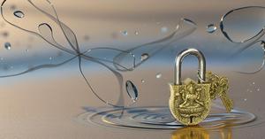 Padlock-01XF Laxmi Design Beautiful Brass Collectible Golden Home Security <b>Lock</b> with 2 Keys for Functional Purpose - Product Image 5