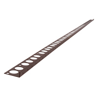 Profil de nez de marche en aluminium étanche Renoplast SZ15 moderne avec garantie de 5 ans et fonction de drainage en résine pour sols emboîtables