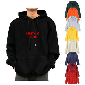 Premium 500GSM Hoodies Sweats unisexes en coton lourd Vêtements chauds et confortables Usine directe - Product Image 2