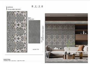 กระเบื้องปูพื้นพอร์ซเลนเคลือบด้าน ทนทานต่อการสึกหรอ ขนาด 600 x 1200 มม. ดีไซน์ทันสมัย ยอดนิยม สำหรับตกแต่งภายในอพาร์ทเม้นท์ - Product Image 6