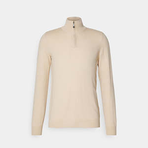 Pull classique à col roulé coupe ajustée pour hommes 100% coton doux élégant confortable chaud décontracté chandails en laine mélangée pour hommes - Product Image 2