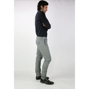 กางเกงวอร์มสีเบจกันหนาวมีขนสีเบจกป้องกันขนแกะปรับแต่งโลโก้ได้น้ำหนักเบาแบบจีบตกแต่งเอวกลางขนาด XL ถึง6XL - Product Image 2