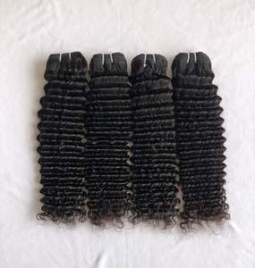 Extensiones de cabello Remy virgen indio 100% más vendidas 18 \ "Deep Curly Single Donor Black Women's Wholesale Top Hot Export - Product Image 1