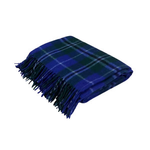 Manta azul marino Douglas de calidad superior, mezcla de comodidad y estilo - Product Image 3