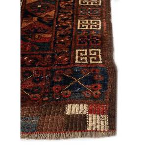 พรมขนสัตว์ถักมือสีเบจและสีน้ำตาลลายเรขาคณิต Kiaan สำหรับห้องนั่งเล่น รุ่น Paem-312 เหมาะสำหรับวัยรุ่น - Product Image 4