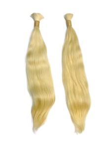 Cabello humano en color negro azabache de 16 pulgadas, textura recta natural, paquetes de cabello a granel, cabello Virgen sin procesar - Product Image 6