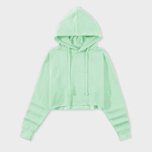 Venta en Línea de Sudaderas con Capucha Corta Personalizadas de Estilo Urbano, Transpirables, de Material de Felpa de Algodón para Invierno - Product Image 3