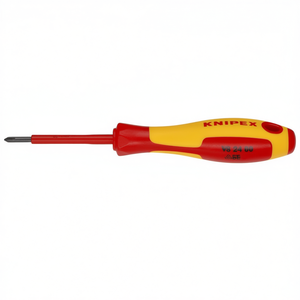Knipex VDE Burnished Phillips <b>Screwdriver</b> for Cross Recessed Screws - Product Image 2