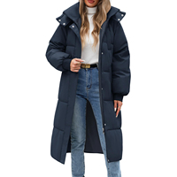 Yeni Parka ceket kapşonlu nefes artı boyutu kadın uzun Puffer Coat kapşonlu yüksek sokak kış Parka ceket fermuar ile