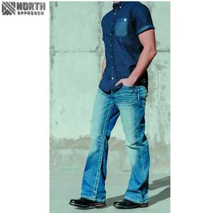 กางเกงยีนส์ผู้ชายคุณภาพสูง ทรงตรง น้ำหนักเบา ดีไซน์ขาดแบบสลิม สไตล์ลำลอง สำหรับกางเกงยีนส์สั่งตัด - Product Image 6