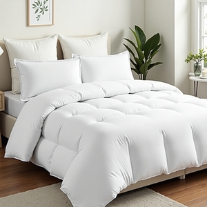 ผ้าห่มฤดูร้อนทันสมัย ทออย่างดี ระบายอากาศได้ดี ซักได้ ขนาด 230x225 ซม. ผลิตจากผ้าฝ้าย 100% ป้องกันขนเป็ด พร้อมเส้นใยนุ่มคล้ายขนเป็ด - Product Image 3