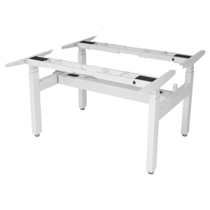 Contemporary Metal <b>Electric</b> Height-Adjustable 4-Pin <b>Table</b> Base for 2-Person <b>Table</b>-Office & Bedroom Use - Product Image 1