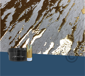 Cemento Dorado Líquido Darana, Decoración de Pared 3D con Lámina Metálica de Moda y Lujo, Un Juego - Product Image 2