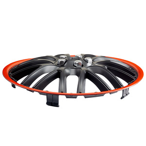 Kit copricerchi 14" Orden GTR Rosso Nero - Product Image 2