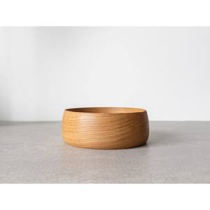 Bol en bois décoratif moderne arc à salade fait à la main et durable ustensiles de cuisine décor à la maison - Product Image 1