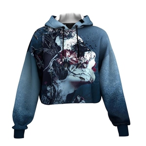 Relaxed Women Sublimation <b>Hoodies</b> In Good Price Fleece Pullover <b>Hoodies</b> Casual Streetwear With Modern Cozy Fashion Design - Product Image 3