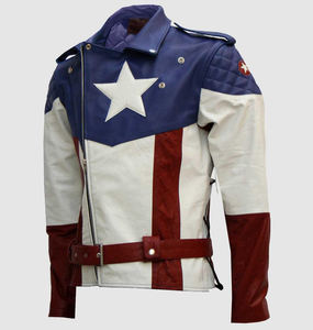 แจ็กเก็ตหนังแท้แบบคลาสสิกของผู้ชายมีปกตั้งและซิปปิดเสื้อตัวนอกแนวสตรีทสำหรับฤดูหนาว - Product Image 3