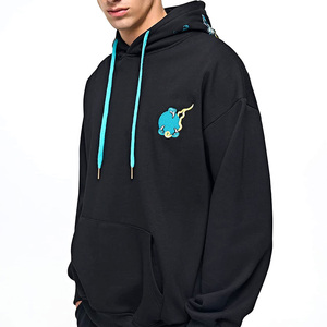 เสื้อฮู้ดปักลายสำหรับผู้ชาย,เสื้อฮู้ดปักลายสีพื้น - Product Image 6