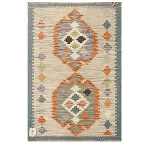 Alfombra Kilim de Maimana, Afganistán, 92 x 64 cm, para Colgar en la Pared, Categoría de Producto - Product Image 1