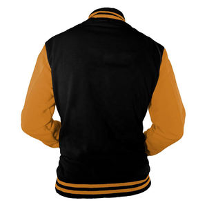Chaquetas de béisbol para hombre de buena calidad con mangas de cuero chaqueta de béisbol universitaria acolchada a prueba de viento para hombre - Product Image 2