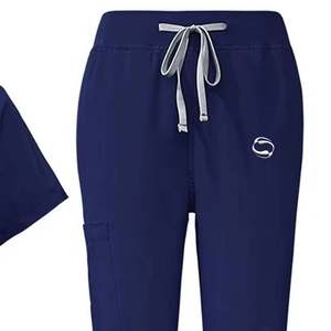 Costumes de gommage Stretch respirant femmes ensembles survêtement soins infirmiers gommages uniformes médical Spandex hôpital gommages uniformes ensembles - Product Image 5