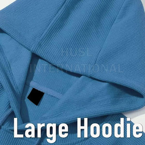 Vente en gros de sweats à capuche unisexes personnalisés avec logo, en coton biologique lourd 100%, de haute qualité, sans cordon, en vrac, unis, pour hommes, de grande taille - Product Image 3