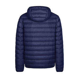 Chaqueta acolchada de algodón estilo callejero informal para hombre, chaqueta acolchada de color sólido con cuello levantado, ropa superior de Otoño/Invierno hecha de lona - Product Image 6