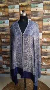 Cozy Comfort Luxe Women's Winter <b>Wrap</b> Printed Silk Design <b>Shawl</b> Floral Color Blocking Patterns Medium Length Cashmere Collection - Product Image 2