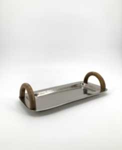 Bandejas DE SERVICIO DE ALUMINIO decorativas de diseño Art Deco personalizadas para uso doméstico Hecho a mano de alta calidad estándar - Product Image 4