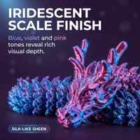 Modèle de dragon chinois imprimé en 3D en PLA écologique, œuf surprise, torche lumineuse, peinture en aérosol, ensemble de jouets décoratifs pour la maison