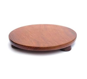 Forme ronde pour la maison Cuisine Restaurants Brett Accessoires Planche à pâtisserie roulante en bois Poli brillant Nouveau design planche à pâtisserie - Product Image 1