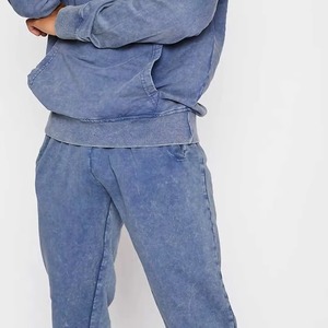 Survêtements élégant et personnalisé pour hommes 100% coton survêtements pour hommes sweats à capuche et pantalons ensemble tenue décontracté survêtements confortables pour hommes - Product Image 4