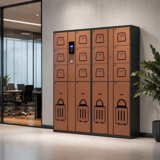2026 Smart Luggage Locker with QR Code Payment, Intelligent Self-Service Storage Cabinet for Railway Station & Airport