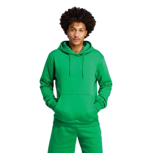 เสื้อฮู้ดผู้ชายสำหรับฤดูหนาว ผ้าโพลีเอสเตอร์/คอตตอน ฟลีซถัก ระบายอากาศได้ดี ไม่บุซับใน ทรงปกติ โลโก้ปักด้านหน้า น้ำหนัก 310 กรัม - Product Image 1