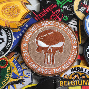 Parches bordados personalizados de alto detalle, insignias para coser, cuentas de varias formas, tamaños para eventos de marca, promociones, logotipos de equipos - Product Image 4